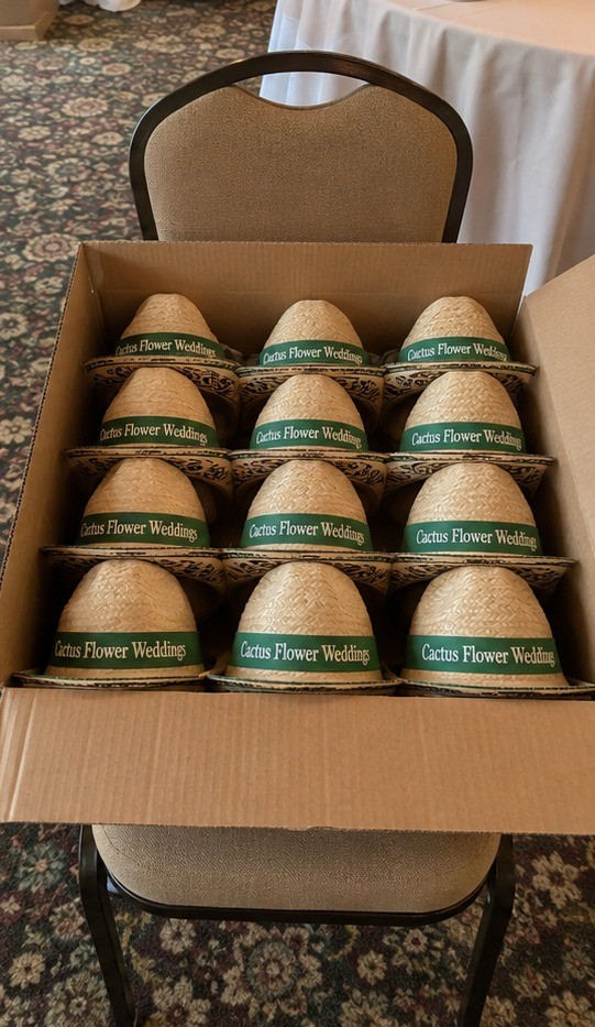 Customer photo of custom sombreros 3