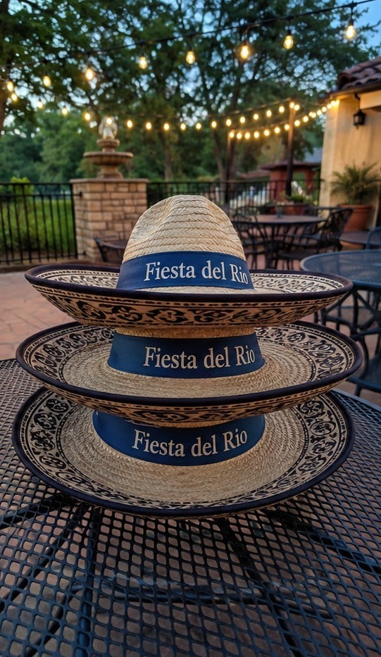 Customer photo of custom sombreros 2