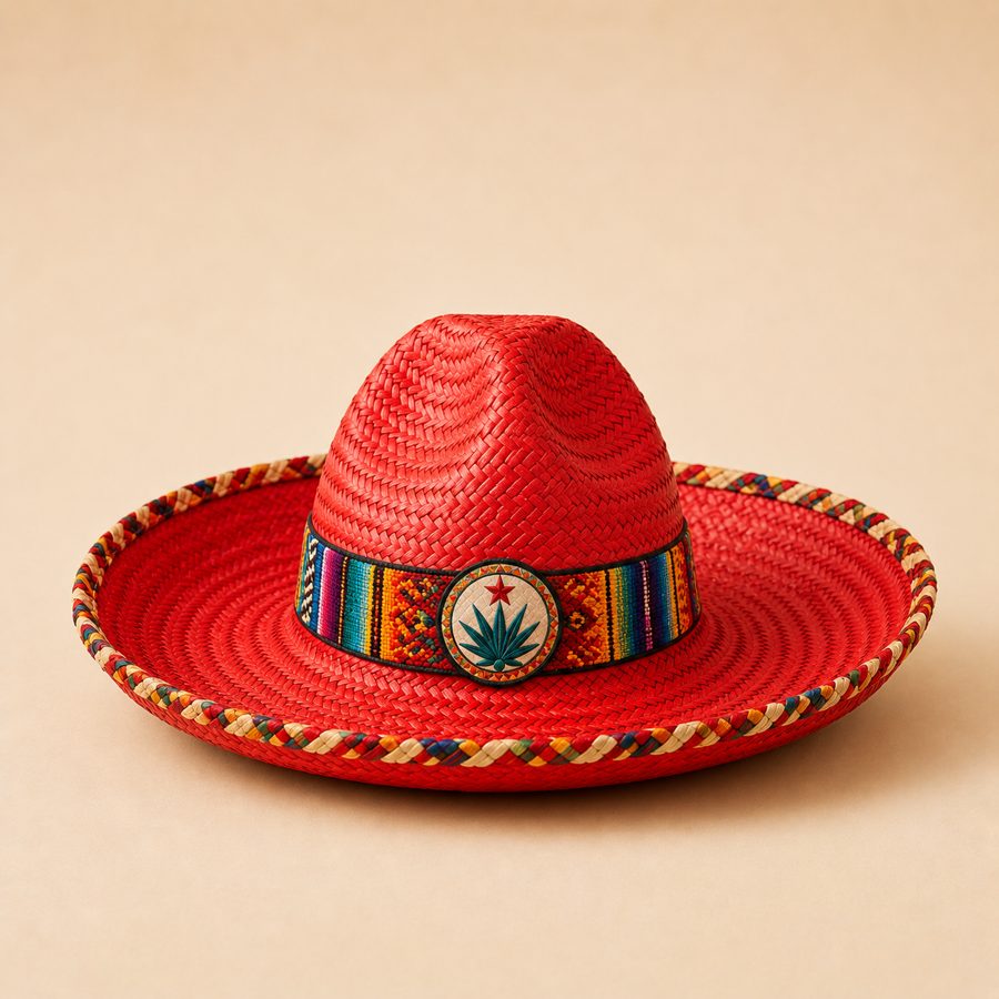 Custom kids' sombrero branded for events